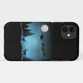 夜の愛らしいトナカイ Case-Mate iPhoneケース (裏面(横))