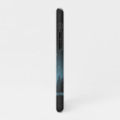 夜の愛らしいトナカイ iPhoneケース (左側)