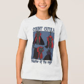 夜の支配者カトゥーラ伯爵 トライブレンドTシャツ (正面)