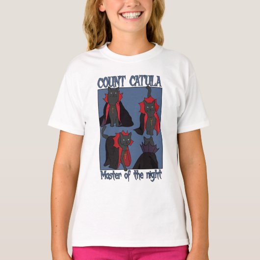 夜の支配者キャトゥーラ伯爵 Tシャツ (正面)
