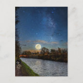 夜の散歩 ポストカード (正面)