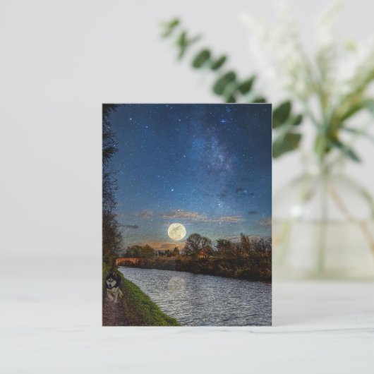 夜の散歩 ポストカード (スタンド正面)