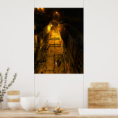 夜の旅行トラフPorto ポスター (キッチン)