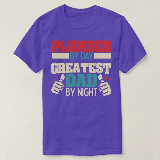 夜の日もっとも偉大パパ Tシャツ (デザイン正面)
