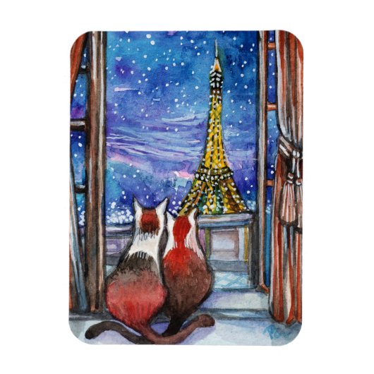 夜の日付 マグネット (縦)