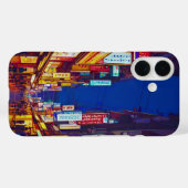 夜の日本の市街地 Case-Mate iPhoneケース (裏面 (横))