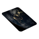 夜の日本の街灯。 マグネット (右側)