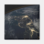 夜の日本の街灯。 マグネット (正面)