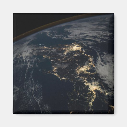 夜の日本の街灯。 マグネット (正面)