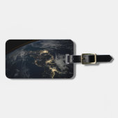 夜の日本の街灯。 ラゲッジタグ (正面横)