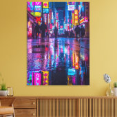 夜の日本 キャンバスプリント (インサイチュ (リビング))