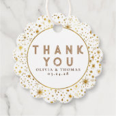 夜の星の天空の神秘的な感謝 フェイバータグ (正面)