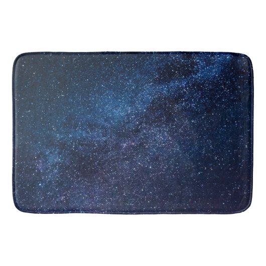 夜の星の銀河系かわいい バスマット (正面)