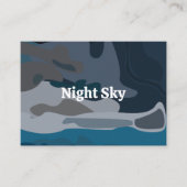 夜の星空 名刺 (正面)