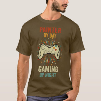 夜の昼のゲームの画家 Tシャツ
