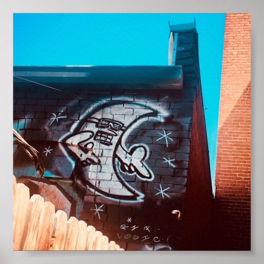 夜の月のサングラス ポスター (正面)