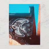 夜の月のサングラス ポストカード (正面)