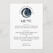 夜の月のミニマシンプルリス結婚トの天体 メニュー (正面)