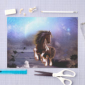 夜の月を持つすばらしい馬 薄葉紙 (クラフト)