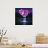 夜の月 ポスター (キッチン)