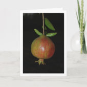 夜の木からぶら下がっているイチジクの実 カード (正面)