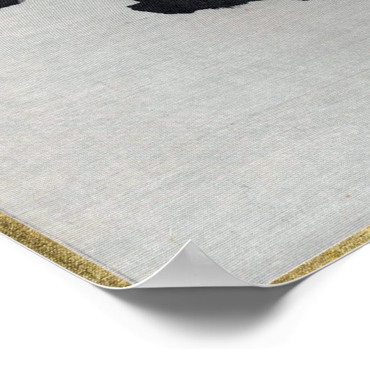 夜の木の中の渡辺聖亭 ポスター (角)