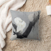 夜の木の渡辺Seitei白鷺 クッション (ブランケット)