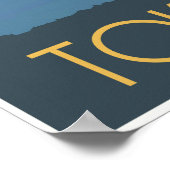 夜の東京湾 ポスター (角)