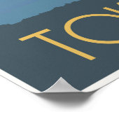 夜の東京湾 ポスター (角)