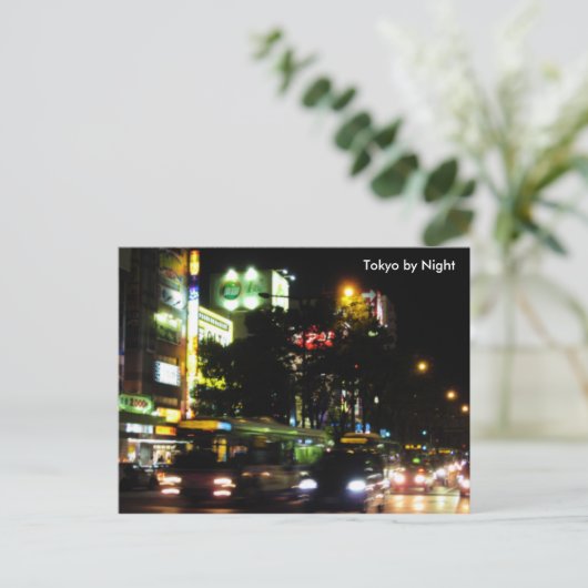 夜の東京 ポストカード (スタンド正面)