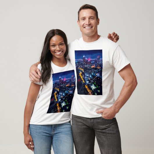 夜の東京 Tシャツ (ユニセックス)