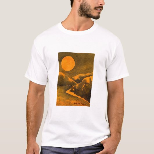 夜の松Tシャツで満月のハンターの月 Tシャツ (正面)
