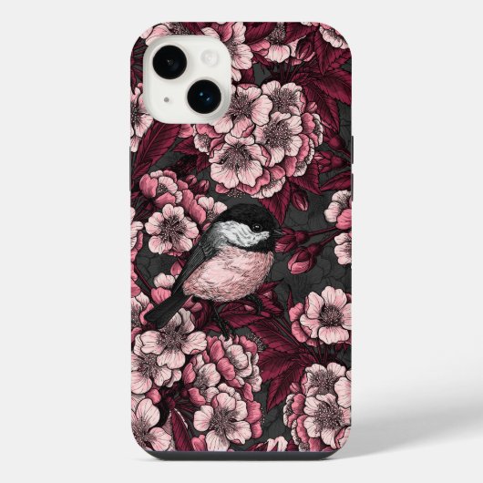 夜の桜園 iPhoneケース (裏面)