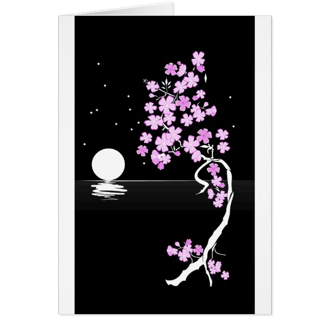夜の桜 (正面)