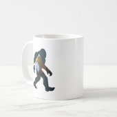 夜の森のビッグフット コーヒーマグカップ (正面左)