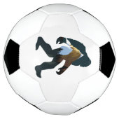夜の森のビッグフット サッカーボール (回転)
