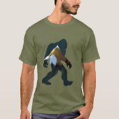 夜の森のビッグフット Tシャツ (正面)