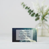 夜の森の白いオオカミ 名刺 (スタンド正面)