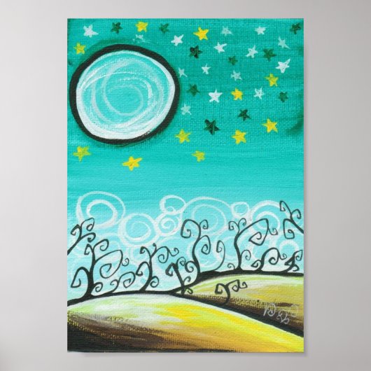 夜の森 ポスター (正面)