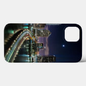 夜の橋が付いているマイアミ都市のスカイライン Case-Mate iPhoneケース (裏面 (横))