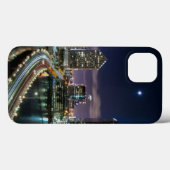 夜の橋が付いているマイアミ都市のスカイライン Case-Mate iPhoneケース (裏面 (横))