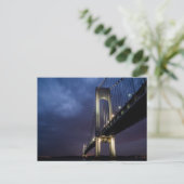 夜の橋のポストカード ポストカード (スタンド正面)