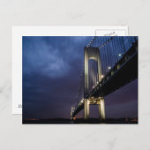夜の橋のポストカード ポストカード (正面/裏面)