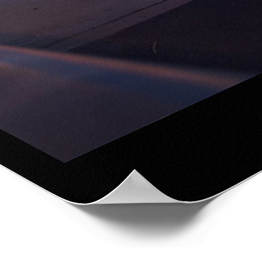 夜の橋 ポスター (角)