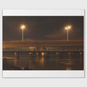 夜の橋 ラッピングペーパー (フラット)