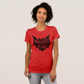 夜の歓楽：ヴァンパイアのハロウィンパーティ Tシャツ (正面フル)