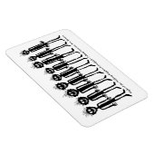 夜の歩くギグラーズペトログリフ マグネット (右側)