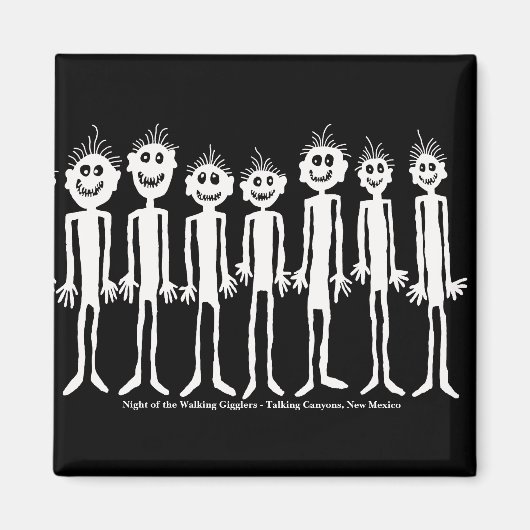 夜の歩くギグラーズペトログリフ マグネット (正面)