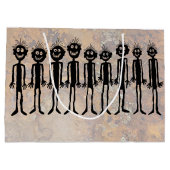 夜の歩くギグラーズペトログリフ ラージペーパーバッグ (裏面)