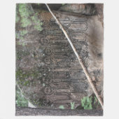 夜の歩くギグラー フリースブランケット (正面)